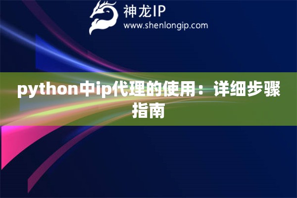 python中ip代理的使用：詳細(xì)步驟指南