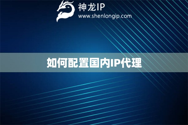 如何配置國內IP代理