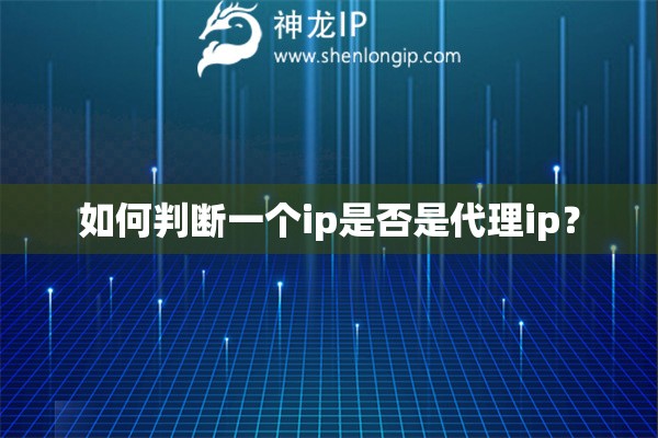 如何判斷一個(gè)ip是否是代理ip？