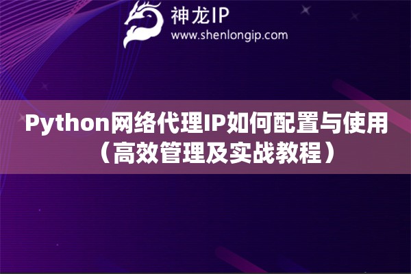 Python網絡代理IP如何配置與使用（高效管理及實戰教程）