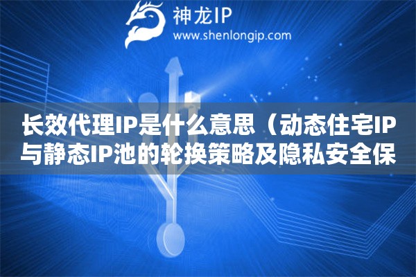 長效代理IP是什么意思（動態住宅IP與靜態IP池的輪換策略及隱私安全保護）