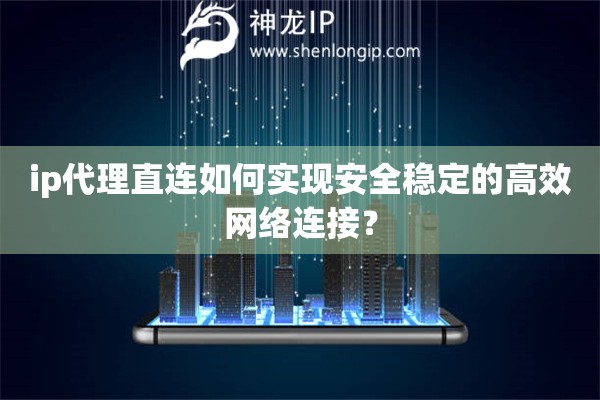 ip代理直連如何實現安全穩定的高效網絡連接？
