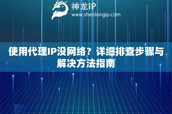 使用代理IP沒網(wǎng)絡(luò)？詳細(xì)排查步驟與解決方法指南