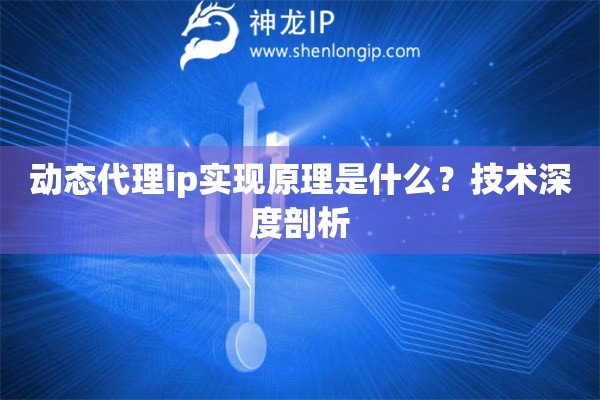 動態(tài)代理ip實現(xiàn)原理是什么？技術(shù)深度剖析