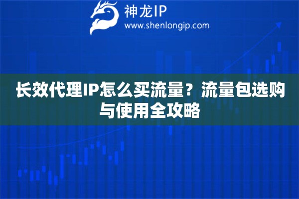 長效代理IP怎么買流量？流量包選購與使用全攻略