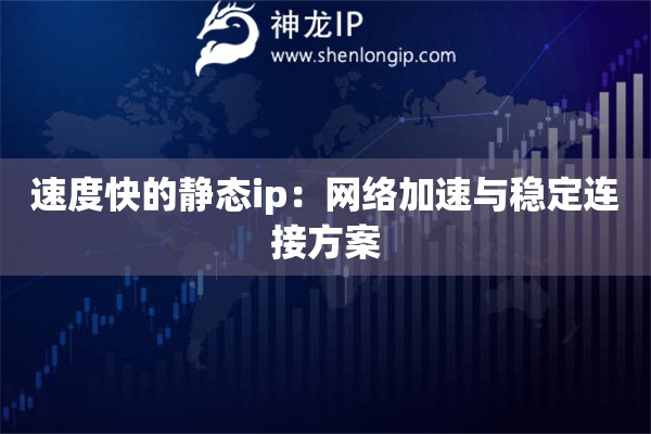速度快的靜態ip：網絡加速與穩定連接方案