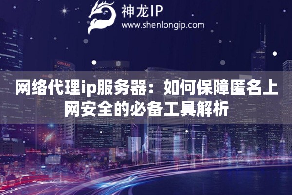 網絡代理ip服務器：如何保障匿名上網安全的必備工具解析