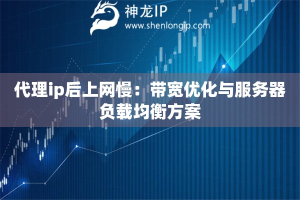 代理ip后上網(wǎng)慢：帶寬優(yōu)化與服務(wù)器負(fù)載均衡方案