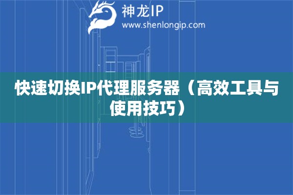快速切換IP代理服務器（高效工具與使用技巧）
