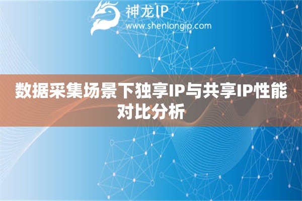 數(shù)據(jù)采集場景下獨享IP與共享IP性能對比分析