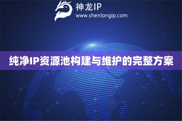 純凈IP資源池構建與維護的完整方案