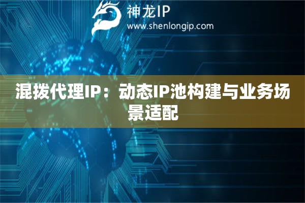 混撥代理IP：動態IP池構建與業務場景適配