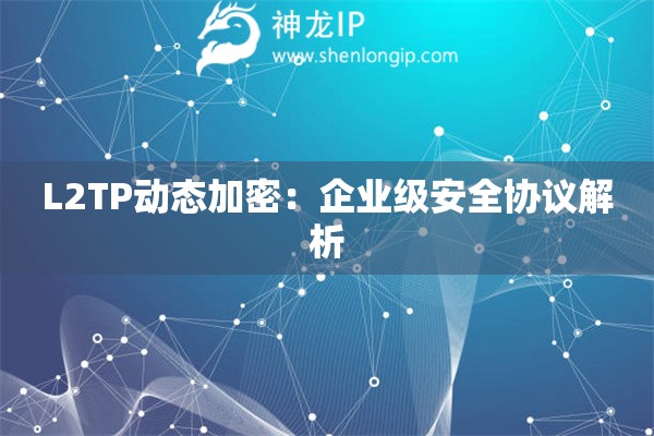 L2TP動態加密：企業級安全協議解析