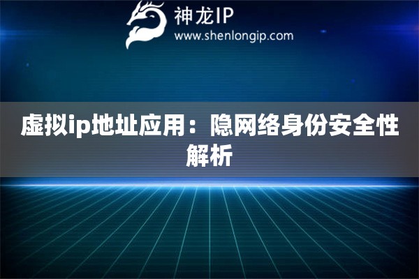 虛擬ip地址應用：隱網絡身份安全性解析