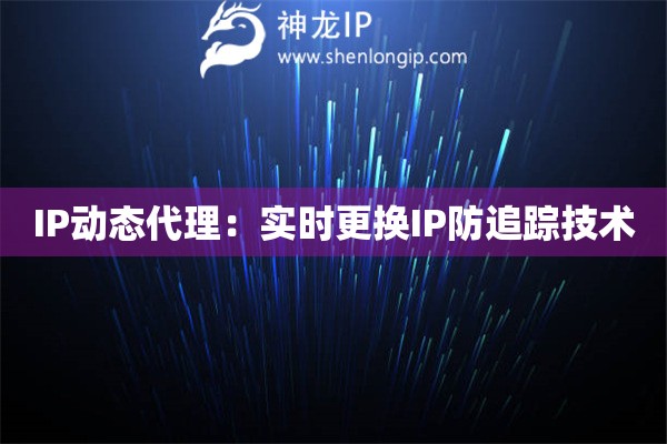 IP動態代理：實時更換IP防追蹤技術