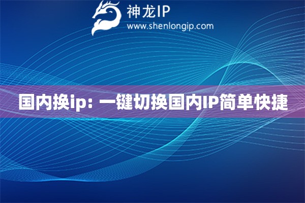 國(guó)內(nèi)換ip: 一鍵切換國(guó)內(nèi)IP簡(jiǎn)單快捷