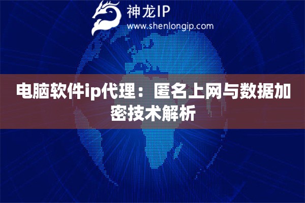 電腦軟件ip代理：匿名上網與數(shù)據(jù)加密技術解析