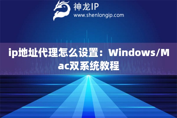 ip地址代理怎么設(shè)置：Windows/Mac雙系統(tǒng)教程