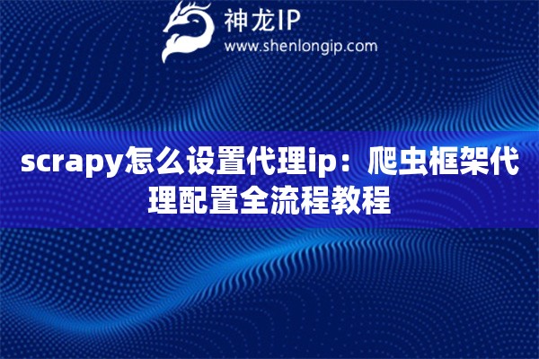 scrapy怎么設(shè)置代理ip：爬蟲框架代理配置全流程教程