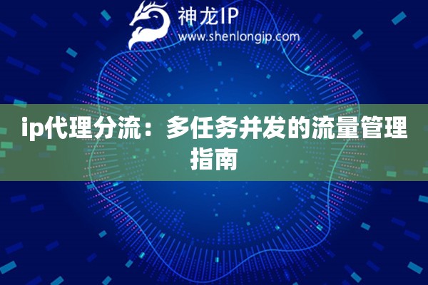 ip代理分流：多任務(wù)并發(fā)的流量管理指南