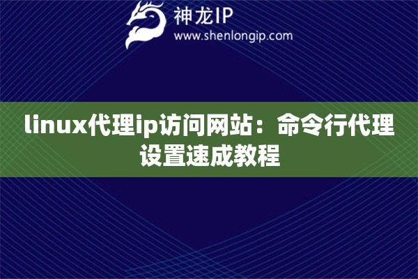 linux代理ip訪問網(wǎng)站：命令行代理設(shè)置速成教程