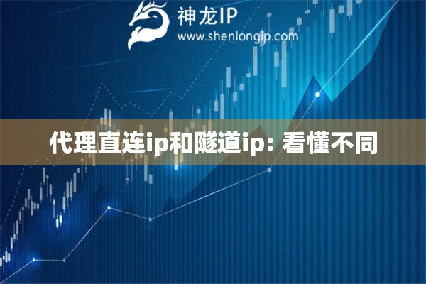 代理直連ip和隧道ip: 看懂不同