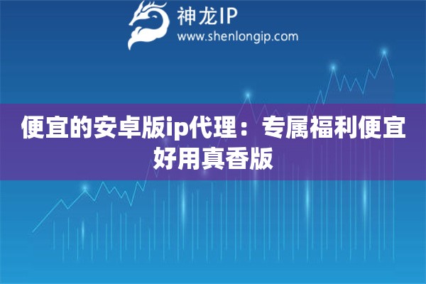 便宜的安卓版ip代理：專屬福利便宜好用真香版