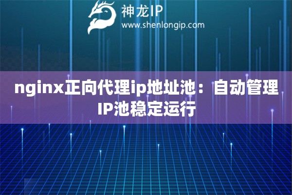nginx正向代理ip地址池：自動管理IP池穩定運行