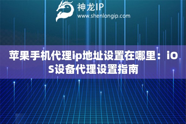 蘋果手機代理ip地址設置在哪里：iOS設備代理設置指南