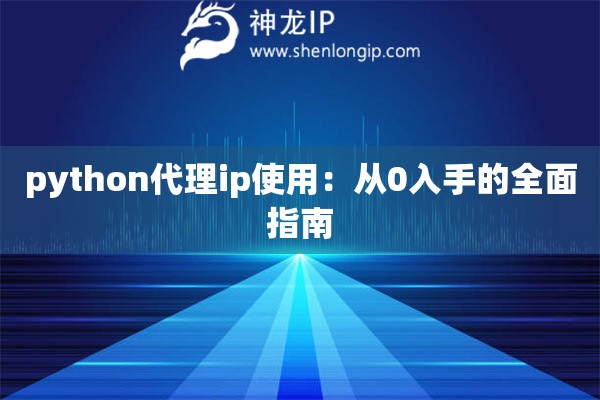 python代理ip使用：從0入手的全面指南